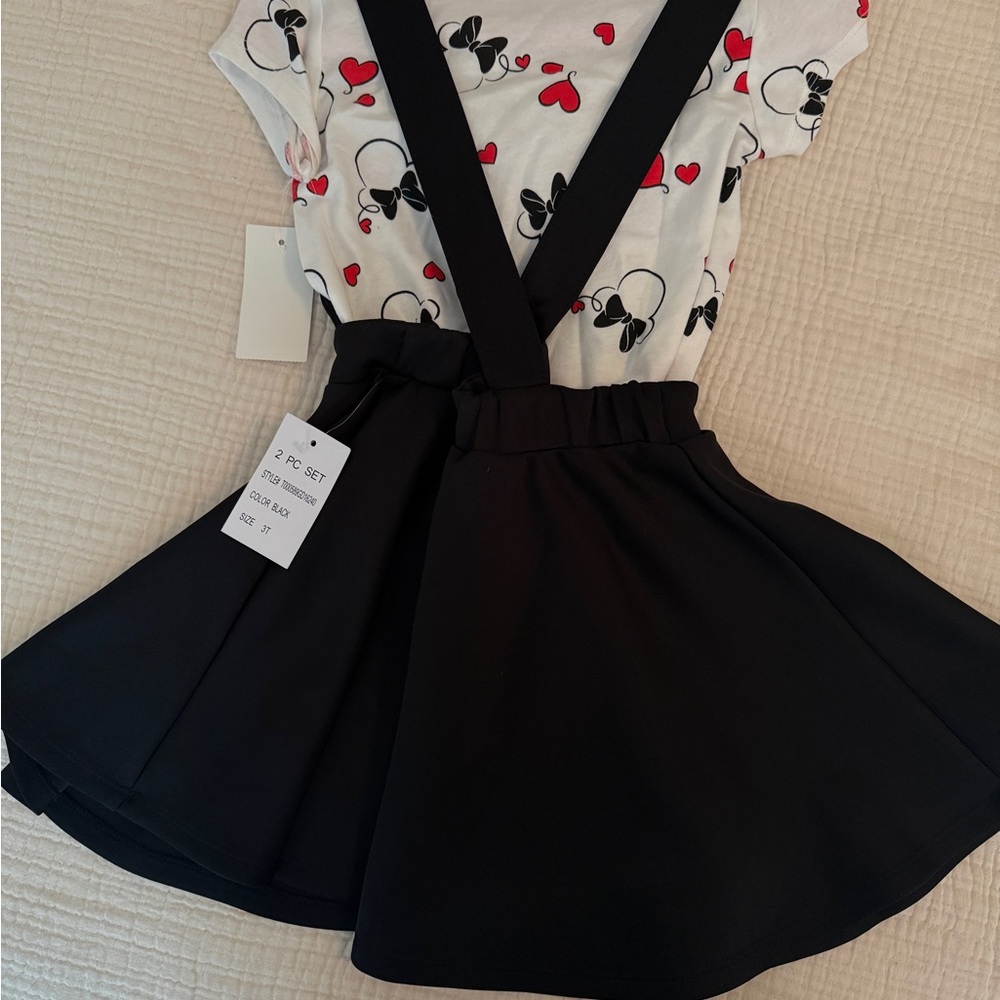 Disney Black Dress with Red Bow - Picture 4 of 4